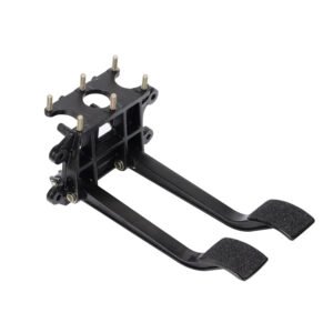 Reverse Swinging Dual Pedal Clutch Brake