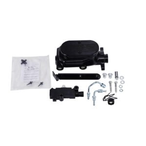 Universal Black Ball Milled Finned Master Cylinder